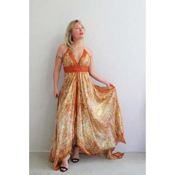 Deadstock Vintage Y2K Nicole Miller Silk Fairy Dress Women's XXS Extra Small XS - Picture 6 of 11